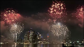 Macys 4th of July Fireworks and Drone Show 2024 Over the New York City Skyline [upl. by Broadbent216]