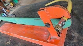 Homemade Hydraulic Hose Crimping Tooling That SAVES You Money [upl. by Adamok690]