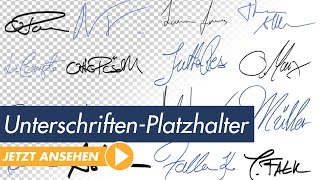 Das Große Unterschriften und Signaturenpaket  Trailer [upl. by Ailes923]