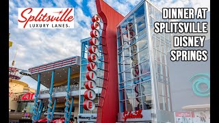 Splitsville Disney Springs Luxury Lanes  Walt Disney World  Disney Dining 2021 [upl. by Adehsar]