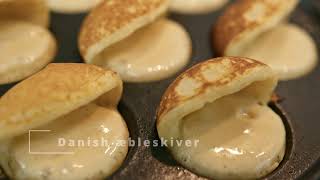 Æbleskiver  traditional danish snack at christmas [upl. by Arlynne]