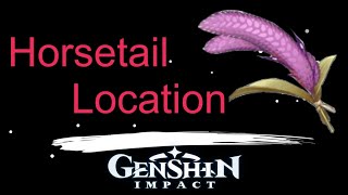 Horsetail Location Genshin Impact [upl. by Noryk243]