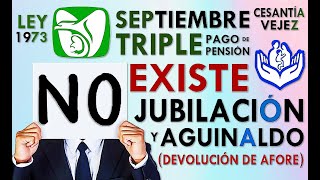 Septiembre 2023 TRIPLE PAGO de PENSIÓN IMSS LA JUBILACIÓN ISSSTE no EXISTE [upl. by Nivlek318]