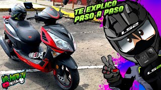 Así se MANEJA una Motoneta Paso a Paso  Vik Moto [upl. by Aniloj]