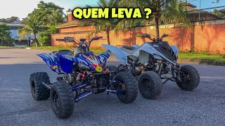 RACHA DE ARRANCADA YFZ 450 VS RAPTOR 700 [upl. by Fari]