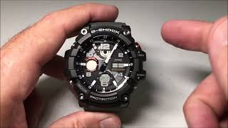 Casio GShock Set Home Location GSG1001A8 [upl. by Aitnyc336]