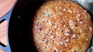 Salt amp Pepper Bread No Knead  Doug Cooking [upl. by Mattheus]