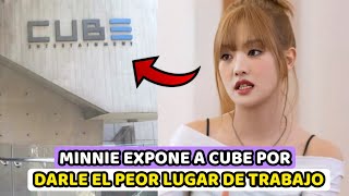 MINNIE DE GIDLE EXPONE A CUBE POR DARLE EL PEOR LUGAR DE TRABAJO ENTRE LAS MIEMBROS [upl. by Stephan224]