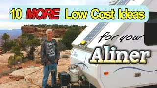 10 MORE LowCost Ideas for Your Aliner Trailer [upl. by Freiman]