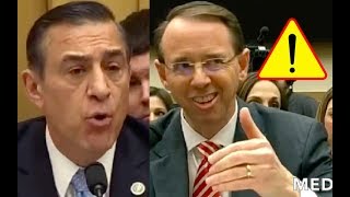 Darrell Issa Tells Rod Rosenstein That Inspector General Looking into FBI Corruption is Pissed [upl. by Anival811]