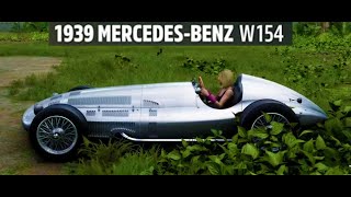 Airstrip Jump Stock vs Tuned Engine Sound 1939 MercedesBenz W154 forzahorizon5 [upl. by Nyrraf39]