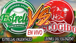 EN VIVO LEONES DEL ESCOGIDO VS ESTRELLAS ORIENTALES LIVE [upl. by Halley]