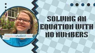 25Second Tip Solving for a Variable in Algebra [upl. by Anelrats]