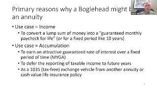 Bogleheads® Chapter Series – All about annuities [upl. by Lucania748]