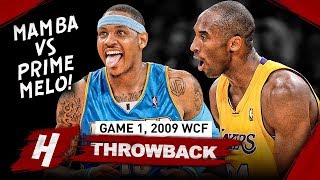 The Game That Kobe Bryant Faced PRIME Carmelo Anthony Game 1 Duel Highlights 2009 WCF  EPIC [upl. by Caswell]