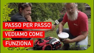 Come installare robot rasaerba senza filo perimetrale  come funziona la tecnologia RTK [upl. by Winfred]