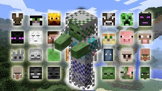 Chainmail Armor Zombie vs all Mobs  Minecraft Mob Battle 120 [upl. by Collete276]