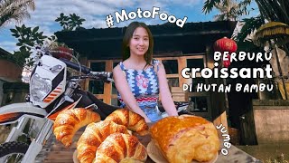 Motovlog Kuliner Berburu Croissant Sogil Brew Bali MotoFood [upl. by Boser612]