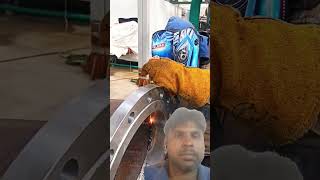 Arc welding smaw 6010 root pass welding education [upl. by Enirehtac870]