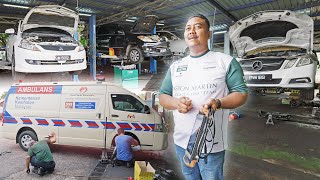 Bengkel Luar Biasa Lori amp Ambulans Pun Hantar Repair di Sini Kisah Inspirasi Anak Pekebun Getah [upl. by Oiznun]