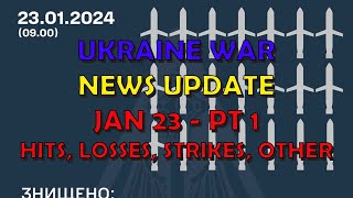 Ukraine War Update NEWS 20240123a Pt 1  Overnight amp Other News [upl. by Kenzie699]