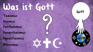 Was ist Gott Theismus Pantheismus Agnostizismus [upl. by Aldas]