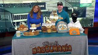 Siegels Bagelmania Hosting the 2nd Annual World Bagel Eating Championship 2024 [upl. by Nevart]