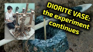 Diorite vase  Primitive tools  Unique experiment continues [upl. by Madaih]