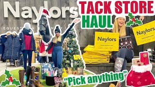 THE ULTIMATE EQUESTRIAN CHRISTMAS  Mega festive tack store haul at Naylors  Vlogmas Day 2 [upl. by Johny242]