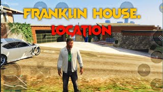 Franklin New House Location In GTA 5  Chikki Emulator technogamerz TECHNO gta5mobile [upl. by Alisha]