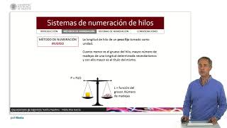 Sistemas de numeración de hilos   UPV [upl. by Fee]