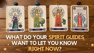 What do your Spirit Guides want to let you know RIGHT NOW ✨📩✨  Pick a card [upl. by Azne315]