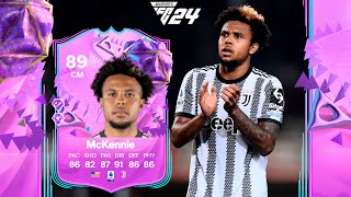 RENDIMIENTO MUY BUENO REVIEW WESTON MCKENNIE ULTIMATE BIRTHDAY EN ESPAÑOL EA FC 24 UT [upl. by Pinsky560]