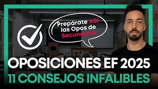 💡Cómo preparar las Oposiciones de Educación Física de Secundaria en 2025 [upl. by Oba]