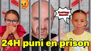 PAPA PUNI pendant 24H dans la PRISON 😬 BIEN FAIT mais le pire est à venir [upl. by Neivad824]