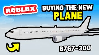 BUYING THE NEW PLANE in Cabin Crew Simulator Roblox [upl. by Agathy]