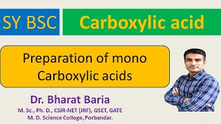 Preparation of carboxylic acids or Synthesis of carboxylic acids [upl. by Farmann]