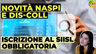 NASpI e DISCOLL Novità 2024 Arriva liscrizione obbligatoria al SIISL💻 [upl. by Ilse131]