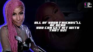 Nicki Minaj  Motorsport Verse  Lyrics [upl. by Aihsenod]