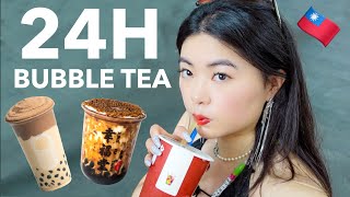 JE BOIS TOUS LES BUBBLE TEA QUE JE CROISE  BBT à Taïwan VS en France 🇹🇼 [upl. by Wisnicki]