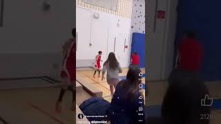 Parent tackles basketball coach after Coach grabs son after on court fight subscribe [upl. by Irret586]