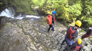 Canyoning Trip  Pontneddfechan Wales  29th June 2013 [upl. by Barnabe]