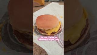 Celebrate the National Cheeseburger Day cheeseburger nationalcheeseburgerday [upl. by Wehhtam]