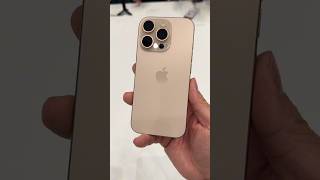 Desert color titanium iPhone16 Pro Handson experience shorts [upl. by Sunday]