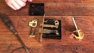 How To Reverse The Handing On A Mortise Lock [upl. by Simsar]