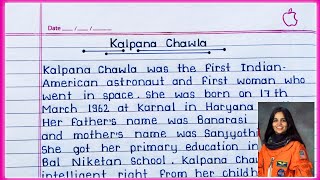 Kalpana Chawla essay in English  Essay on Kalpana Chawla  Biography on Kalpana Chawla [upl. by Layne]