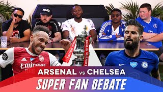 Super Fan Debate Ft DT Troopz Ian amp Lewis  Arsenal vs Chelsea FA Cup Special [upl. by Eirrak563]