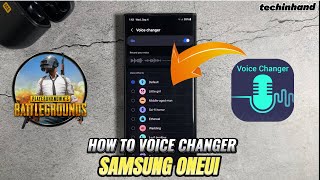 How To Realtime Voice Changer On Samsung OneUI  Samfans VN [upl. by Trygve341]