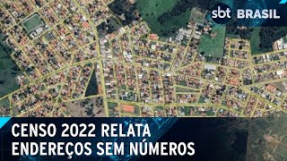 Brasil tem 1068 milhões de endereços mas 244 milhões sem número diz IBGE  SBT Brasil 140624 [upl. by Ranip]