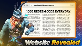 Free Redeem Code Website Revealed 🔥🤘 [upl. by Eustace561]